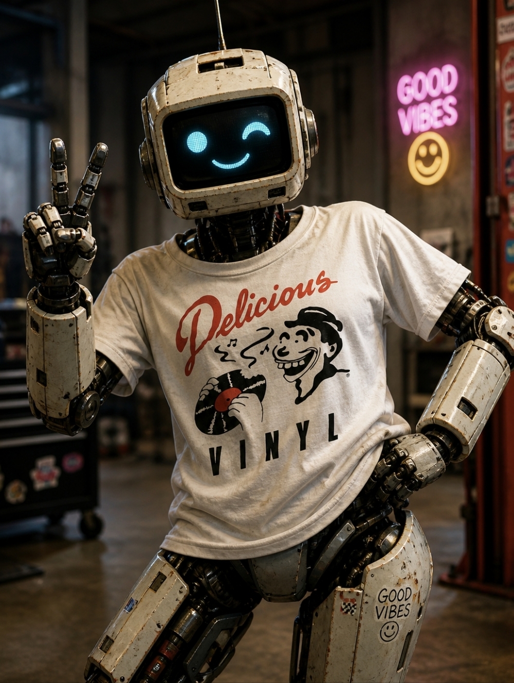 Delicious Vinyl Mens Small Tee By Chaser